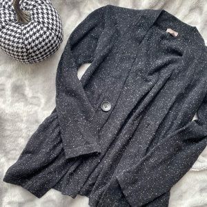 Black Speckled Cardigan